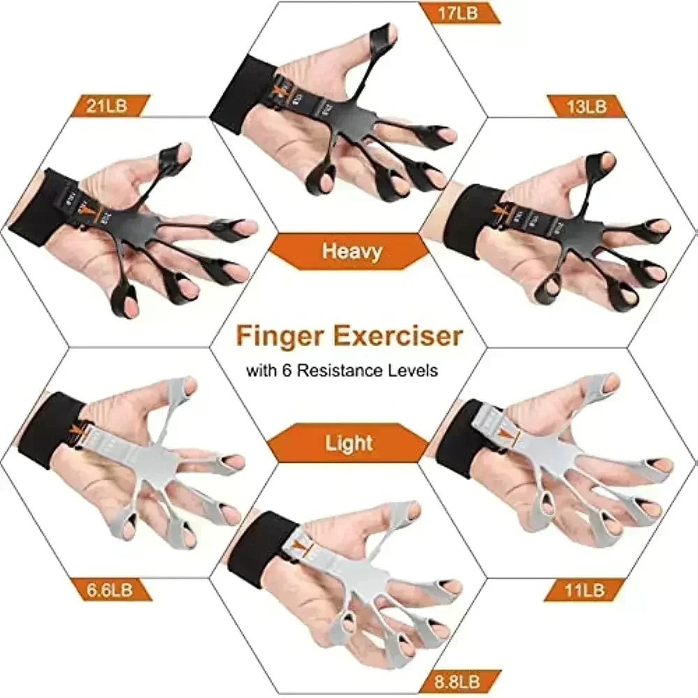 Silicone Grip Training and Exercise Finger & Hand Stretcher