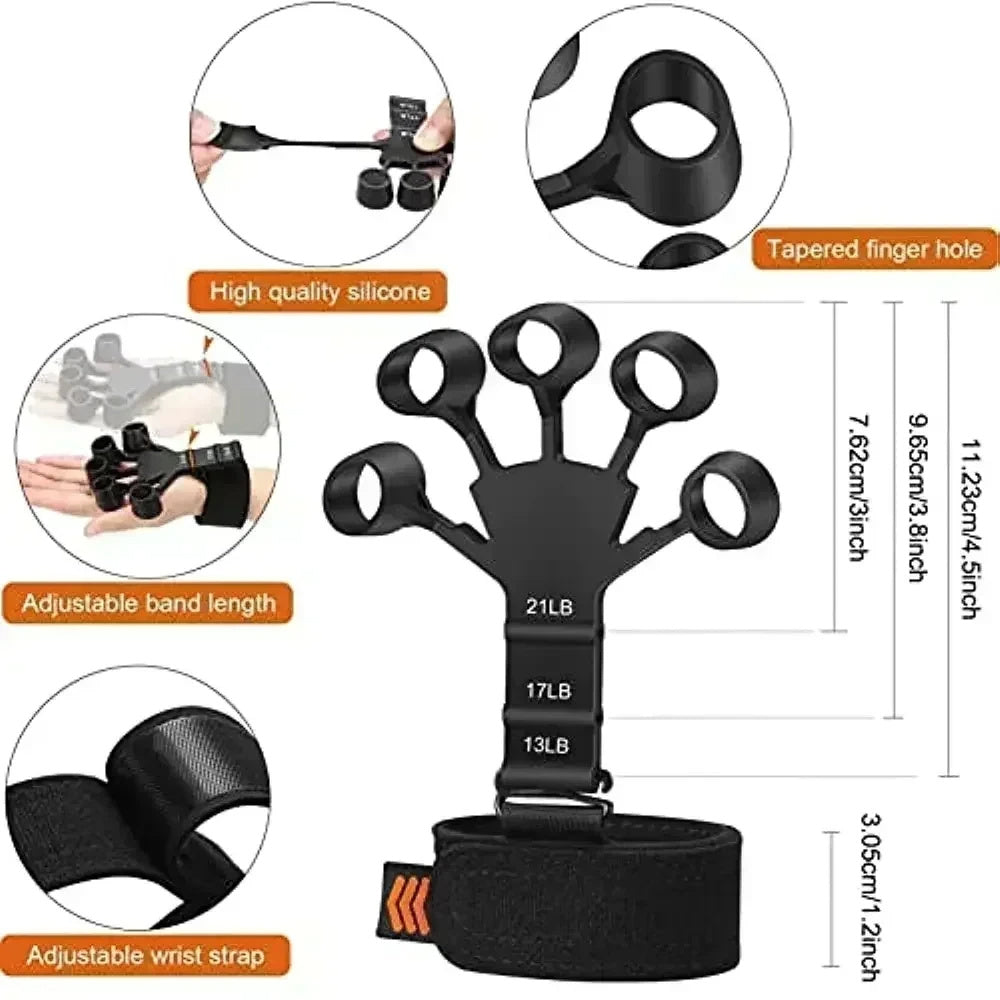 Silicone Grip Training and Exercise Finger & Hand Stretcher
