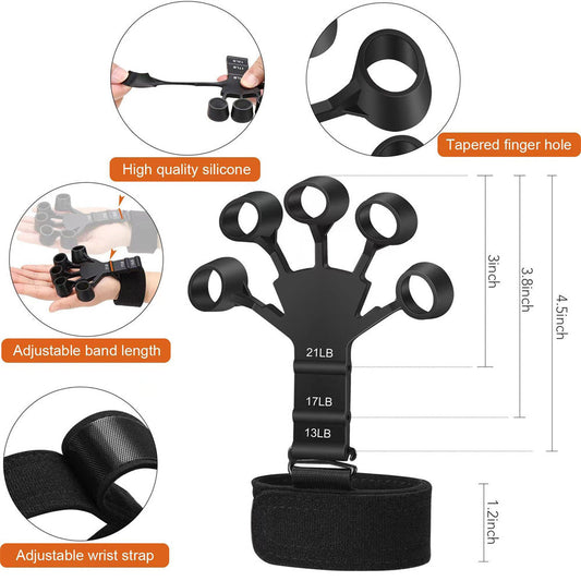 Silicone Grip Training and Exercise Finger & Hand Stretcher
