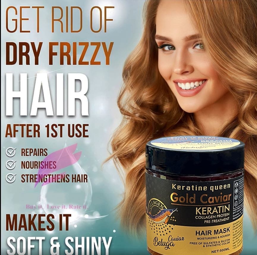 Keratin Hair Hair Mask for Healthy Scalp 500ml