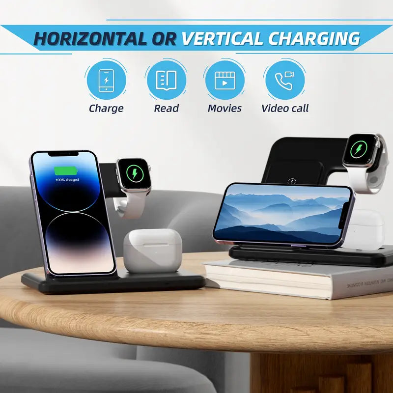 3-IN-1 Foldable Wireless Charger