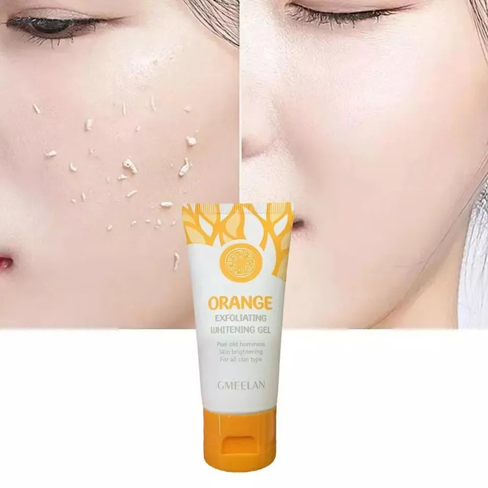 GMEELAN ORANGE EXFOLIATING GEL AND LAZY CREAM GMEELAN