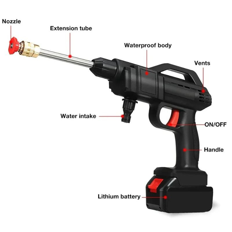 Portable High Pressure Car Washing Gun