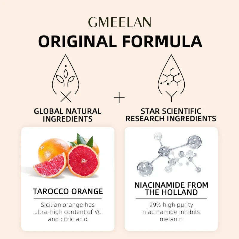 GMEELAN ORANGE EXFOLIATING GEL AND LAZY CREAM
