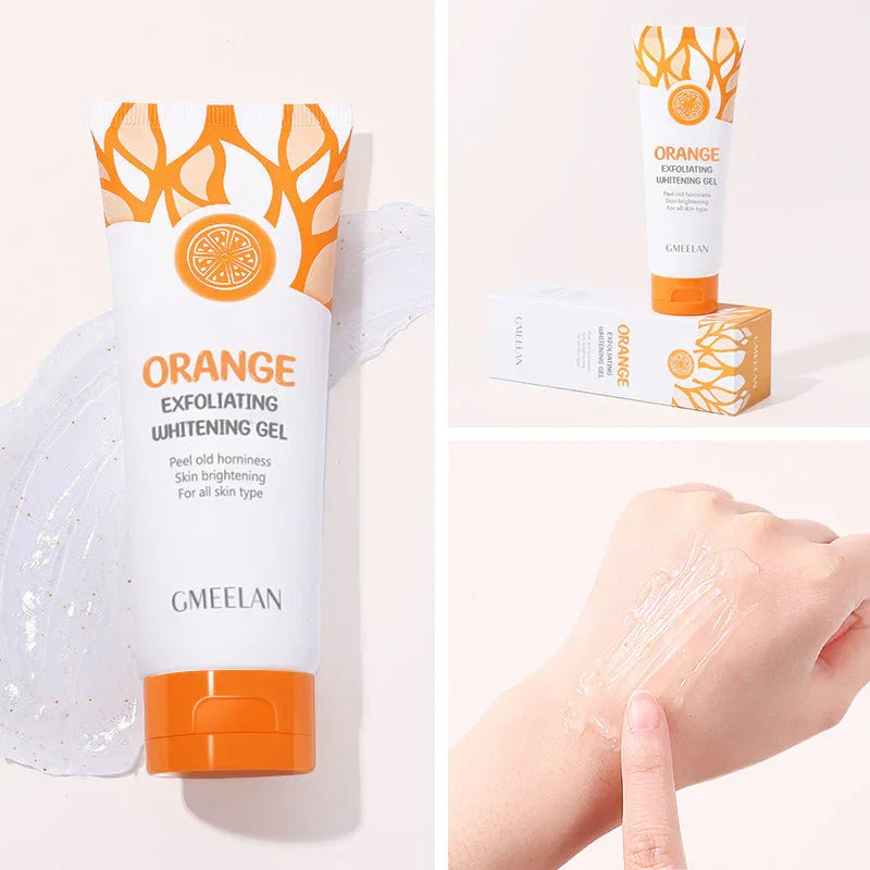 GMEELAN ORANGE EXFOLIATING GEL AND LAZY CREAM